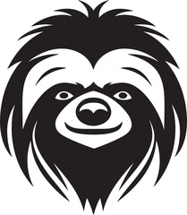 Dark Delightful Creature Monochromatic Marvel Midnight Monochrome Majesty Sloth Icon