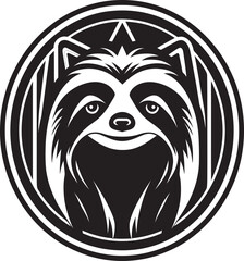 Beneath the Leaves Vector Logo Wonder Slow and Steady Slothful Vector Charm