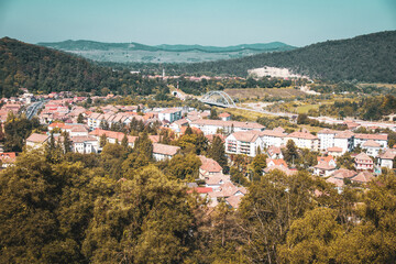 Obraz premium View of Village in Romania 