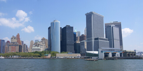 Fototapeta na wymiar Panorama, New York Skyline