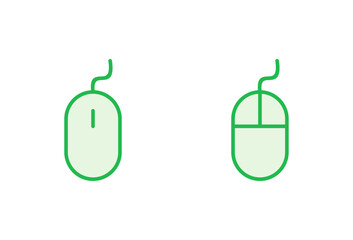 Mouse icon set. click icon vector. pointer icon vector.