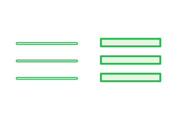 Menu Icon set. web menu icon. hamburger menu symbol