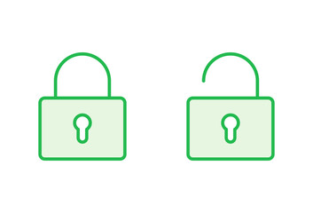 Lock icon set. Padlock icon vector. Encryption icon. Security symbol