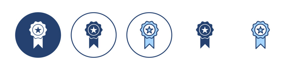 Badge icon vector. Awards icon vector. Achieve sign and symbols