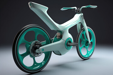 A modern electric bicycle - AI Generated