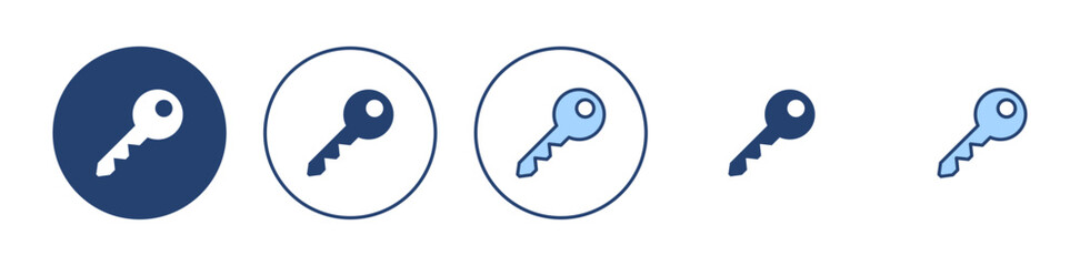 Key icon vector. Key sign and symbol.