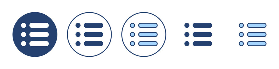 Menu icon vector. web menu sign and symbol. hamburger menu symbol