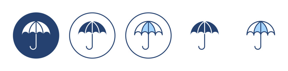 Umbrella icon vector. umbrella sign and symbol - obrazy, fototapety, plakaty