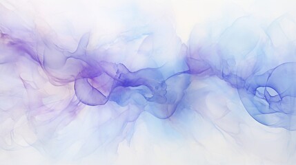 Fototapeta na wymiar Generate a watercolor abstract with an ethereal touch, featuring wisps of lavender and celestial blues.