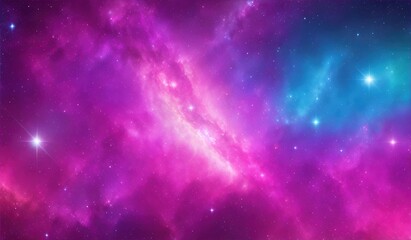Fototapeta premium Nebula Galaxy Background. Cosmos Clouds And Beautiful Universe Night Stars.
