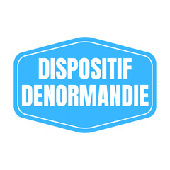 Symbole dispositif Denormandie en France - obrazy, fototapety, plakaty