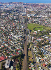 Newcastle aerial view - NSW Australia