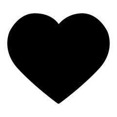heart glyph icon