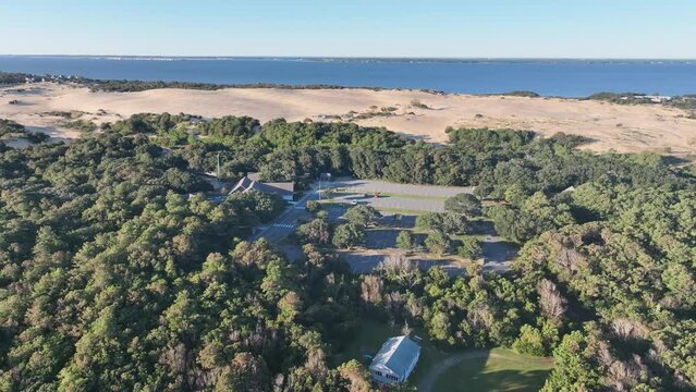Short flight on Nags Head Island, NC.