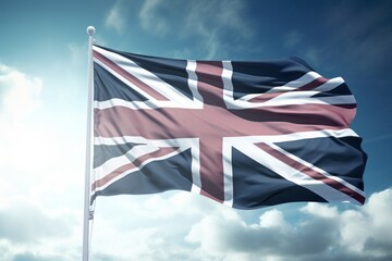 イギリスの国旗,Generative AI AI画像