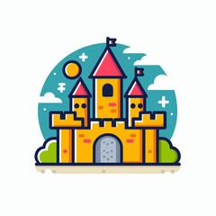 castle minimalist logo