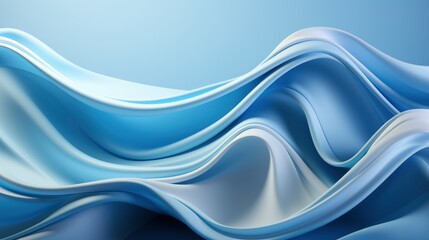 Fototapeta premium Blue Abstract Background With Wavy Shapes , Background Image,Desktop Wallpaper Backgrounds, Hd