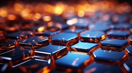 Fototapeta premium Futuristic Hexagonal Net Background , Background Image,Desktop Wallpaper Backgrounds, Hd