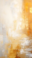 abstract yellow white kitty cat kitten gold light princess brown color expansive grand scale canvas limbo pale orange oil turner soft sanded coastlines draped silver - obrazy, fototapety, plakaty