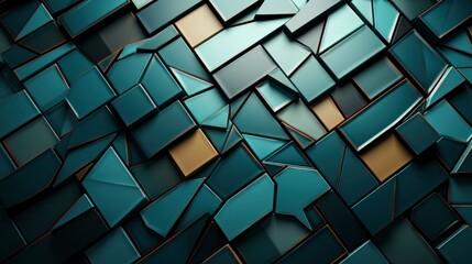 Turquoise Geometric Background Motion , Background Image,Desktop Wallpaper Backgrounds, Hd