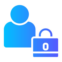 password gradient icon