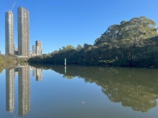 reflection of the sky