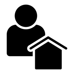 home glyph icon