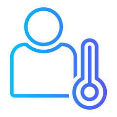 termometer gradient icon