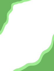Fototapeta premium Abstract green frame