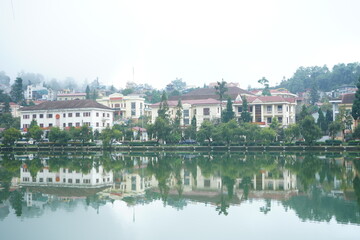  Sa Pa Lake in Sapa, Vietnam - ベトナム サパ サパ湖