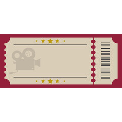 Ticket Cinema Icon