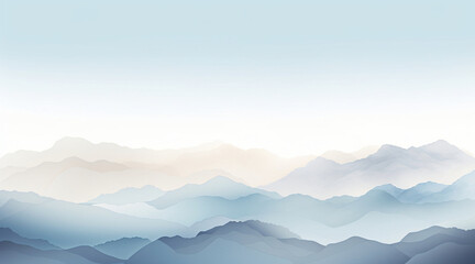 Obraz premium Modern Futuristic Gradient: A Colorful Journey through Abstract Digital Design