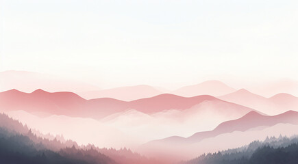 Obraz premium Modern Futuristic Gradient: A Colorful Journey through Abstract Digital Design