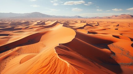 Fototapeta na wymiar desert, aerial view photography, top view photography, Generative AI