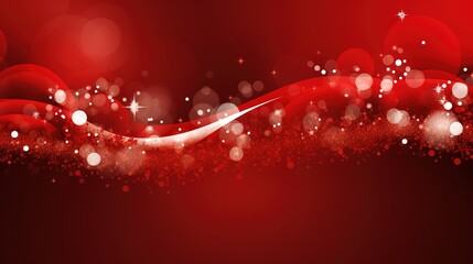 Abstract red Christmas wallpaper with copy space background. Perfect for holiday greeting cards, social media posts, and website designs.