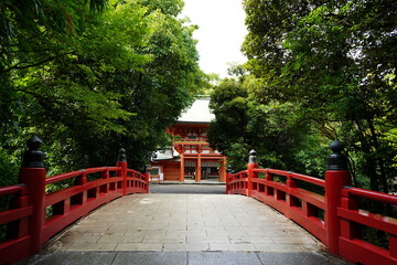 神社と橋ー神社建造物