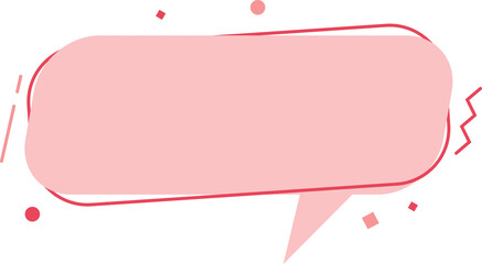 Digital png illustration of ping speech bubble on transparent background