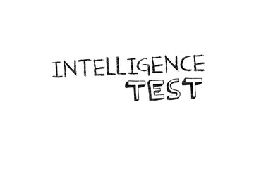 Digital png illustration of intelligence text on transparent background