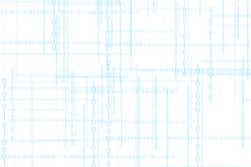 Digital png illustration of binary language on transparent background