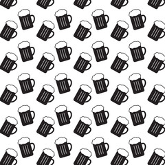 Digital png illustration of glasses of beer on transparent background