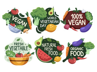 Celebrate World Vegetarian Day with this collection of plant-based designs. Ideal for banners, posters, and promotions, it promotes vegetarian benefits and eco-friendly choices.
