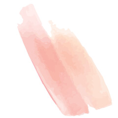 Digital png illustration of two beige painted stripes on transparent background