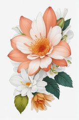 beautiful flower illustration
