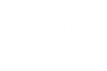 Digital png illustration of equality text on transparent background