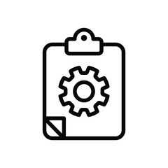 Business strategy planning vector icon