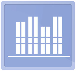 Digital png illustration of white and blue shapes on transparent background