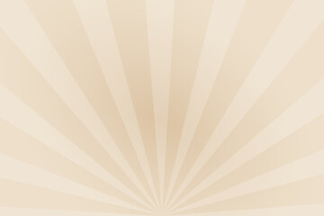a close-up of a beige background with a sunburst pattern. The sunburst pattern is made up of thin, wavy lines that radiate outward from the center of the image. The lines are light brown in color - obrazy, fototapety, plakaty