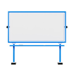 Obraz premium whiteboard 3d. High quality render. Education 3d render set. Transparent background
