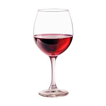 Glass Of Red Wine Isolated On Transparent Background Remove Png, Clipping Path