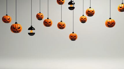 Happy halloween decoration. Holiday event halloween banner background concept.